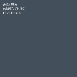 #434F5A - River Bed Color Image